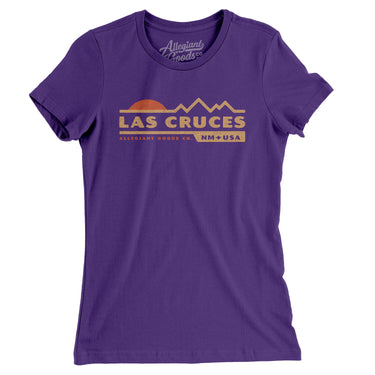 Las Cruces Mountain Sunset Women's T-Shirt-Purple Rush-Allegiant Goods Co. Vintage Sports Apparel