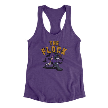 The Flock Women's Racerback Tank-Allegiant Goods Co. Vintage Sports Apparel