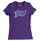 Utah Pennant Women's T-Shirt-Allegiant Goods Co. Vintage Sports Apparel