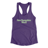 New Hampshire Weed Women's Racerback Tank-Allegiant Goods Co. Vintage Sports Apparel