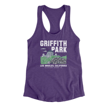Griffith Park Women's Racerback Tank-Allegiant Goods Co. Vintage Sports Apparel