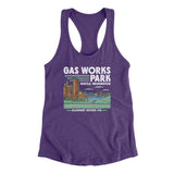 Gas Works Park Women's Racerback Tank-Allegiant Goods Co. Vintage Sports Apparel