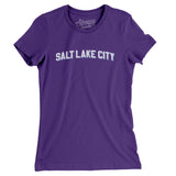 Salt Lake City Varsity Women's T-Shirt-Allegiant Goods Co. Vintage Sports Apparel