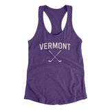 Vermont Golf Women's Racerback Tank-Purple Rush-Allegiant Goods Co. Vintage Sports Apparel