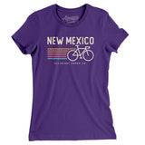 New Mexico Cycling Women's T-Shirt-Purple Rush-Allegiant Goods Co. Vintage Sports Apparel