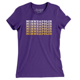 Minneapolis Repeat Women's T-Shirt-Allegiant Goods Co. Vintage Sports Apparel