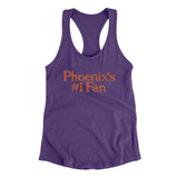 Phoenix's Number 1 Fan Women's Racerback Tank-Allegiant Goods Co. Vintage Sports Apparel