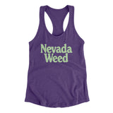 Nevada Weed Women's Racerback Tank-Purple Rush-Allegiant Goods Co. Vintage Sports Apparel