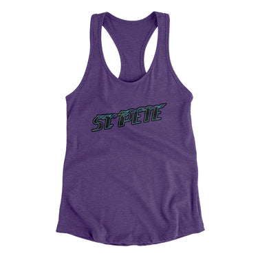 St. Pete Connect Women's Racerback Tank-Allegiant Goods Co. Vintage Sports Apparel