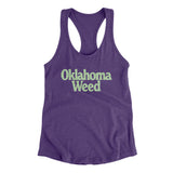 Oklahoma Weed Women's Racerback Tank-Allegiant Goods Co. Vintage Sports Apparel