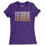 Los Angeles Repeat Women's T-Shirt-Allegiant Goods Co. Vintage Sports Apparel