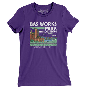 Gas Works Park Women's T-Shirt-Allegiant Goods Co. Vintage Sports Apparel
