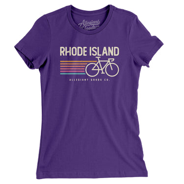 Rhode Island Cycling Women's T-Shirt-Allegiant Goods Co. Vintage Sports Apparel