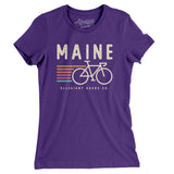Maine Cycling Women's T-Shirt-Allegiant Goods Co. Vintage Sports Apparel