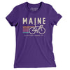 Maine Cycling Women's T-Shirt-Purple Rush-Allegiant Goods Co. Vintage Sports Apparel