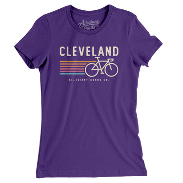 Cleveland Cycling Women's T-Shirt-Allegiant Goods Co. Vintage Sports Apparel