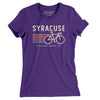 Syracuse Cycling Women's T-Shirt-Purple Rush-Allegiant Goods Co. Vintage Sports Apparel