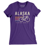 Alaska Cycling Women's T-Shirt-Allegiant Goods Co. Vintage Sports Apparel