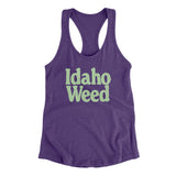 Idaho Weed Women's Racerback Tank-Allegiant Goods Co. Vintage Sports Apparel