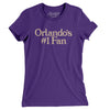 Orlando's Number 1 Fan Women's T-Shirt-Purple Rush-Allegiant Goods Co. Vintage Sports Apparel