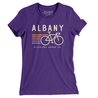 Albany Cycling Women's T-Shirt-Allegiant Goods Co. Vintage Sports Apparel