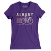 Albany Cycling Women's T-Shirt-Purple Rush-Allegiant Goods Co. Vintage Sports Apparel