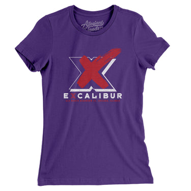 Excalibur Chicago Women's T-Shirt-Purple Rush-Allegiant Goods Co. Vintage Sports Apparel