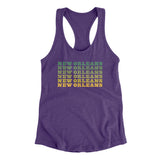 New Orleans Repeat Women's Racerback Tank-Purple Rush-Allegiant Goods Co. Vintage Sports Apparel