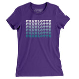 Charlotte Repeat Women's T-Shirt-Allegiant Goods Co. Vintage Sports Apparel