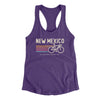 New Mexico Cycling Women's Racerback Tank-Purple Rush-Allegiant Goods Co. Vintage Sports Apparel