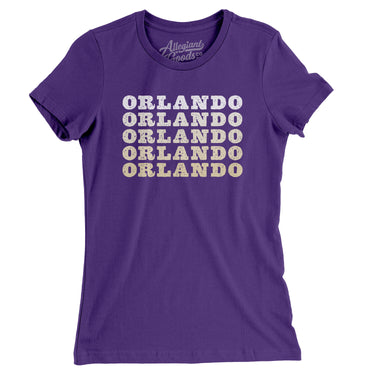 Orlando Repeat Women's T-Shirt-Allegiant Goods Co. Vintage Sports Apparel
