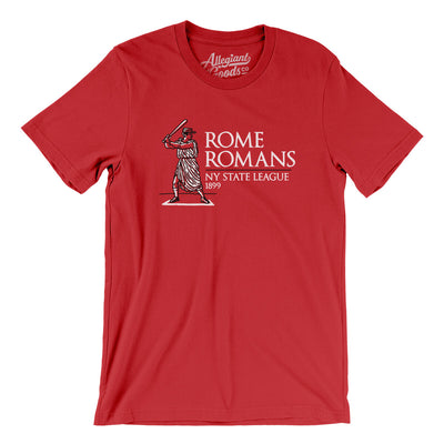Rome Romans Men/Unisex T-Shirt-Red-Allegiant Goods Co. Vintage Sports Apparel