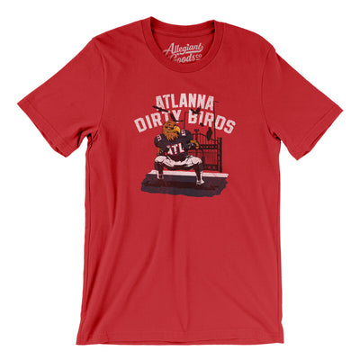 Atlanna Dirty Birds Men/Unisex T-Shirt-Red-Allegiant Goods Co. Vintage Sports Apparel