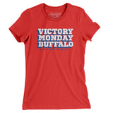 Victory Monday Buffalo Women's T-Shirt-Allegiant Goods Co. Vintage Sports Apparel