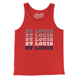 St Louis Repeat Men/Unisex Tank Top-Allegiant Goods Co. Vintage Sports Apparel