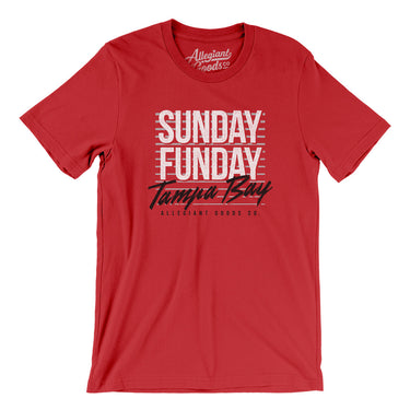 Sunday Funday Tampa Bay Men/Unisex T-Shirt-Allegiant Goods Co. Vintage Sports Apparel
