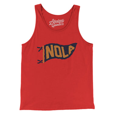 Nola Pennant Men/Unisex Tank Top-Allegiant Goods Co. Vintage Sports Apparel