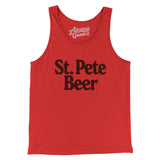 St. Pete Beer Men/Unisex Tank Top-Allegiant Goods Co. Vintage Sports Apparel