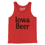 Iowa Beer Men/Unisex Tank Top-Allegiant Goods Co. Vintage Sports Apparel