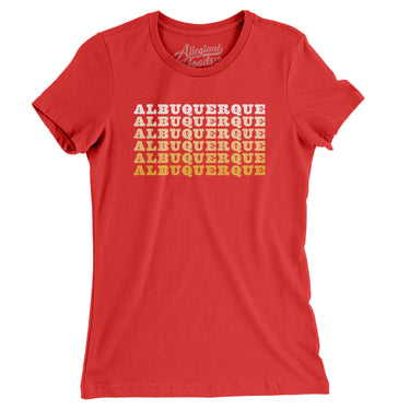 Albuquerque Repeat Women's T-Shirt-Allegiant Goods Co. Vintage Sports Apparel