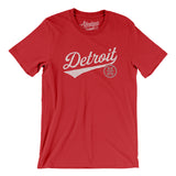 Detroit Vintage Script Men/Unisex T-Shirt-Allegiant Goods Co. Vintage Sports Apparel