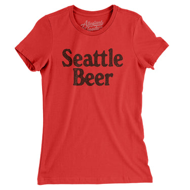 Seattle Beer Women's T-Shirt-Allegiant Goods Co. Vintage Sports Apparel