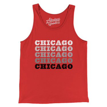 Chicago Repeat Men/Unisex Tank Top-Allegiant Goods Co. Vintage Sports Apparel