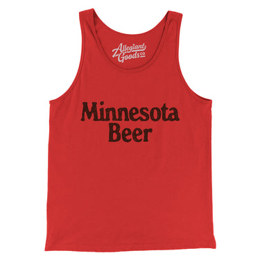 Minnesota Beer Men/Unisex Tank Top-Allegiant Goods Co. Vintage Sports Apparel