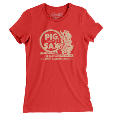 Pig and Sax Miami in Red Color