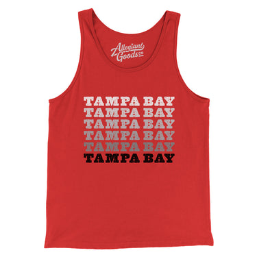 Tampa Bay Repeat Men/Unisex Tank Top-Allegiant Goods Co. Vintage Sports Apparel