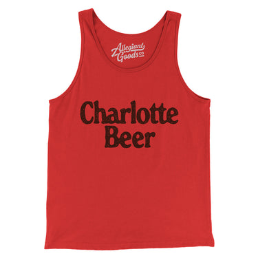 Charlotte Beer Men/Unisex Tank Top-Allegiant Goods Co. Vintage Sports Apparel