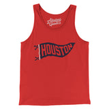 Houston Pennant Men/Unisex Tank Top-Allegiant Goods Co. Vintage Sports Apparel