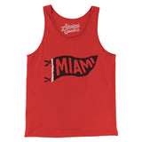Miami Pennant Men/Unisex Tank Top-Allegiant Goods Co. Vintage Sports Apparel