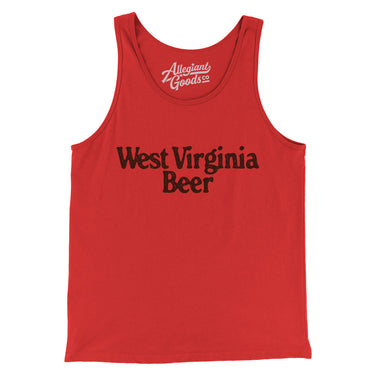 West Virginia Beer Men/Unisex Tank Top-Allegiant Goods Co. Vintage Sports Apparel